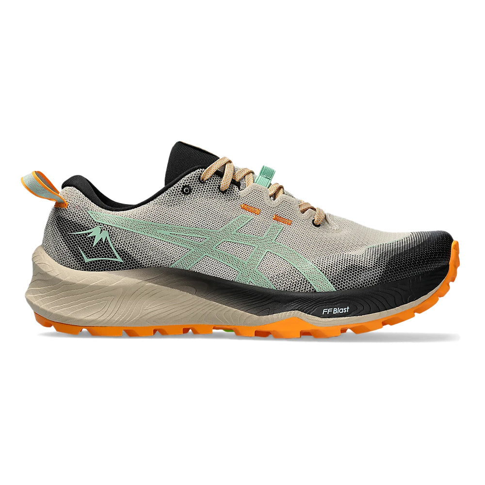 Men's Asics GEL-Trabuco 12, Feather Grey/Dark Mint, 12 D Medium