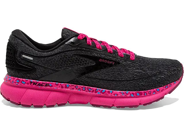 Women's Brooks Trace 2, Magenta/Black/Ebony, 7.5 B Medium