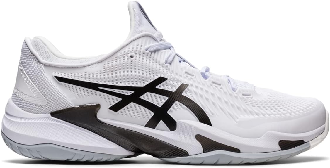 Men's Asics Court FlyteFoam 3, White/Black, 10.5 D Medium