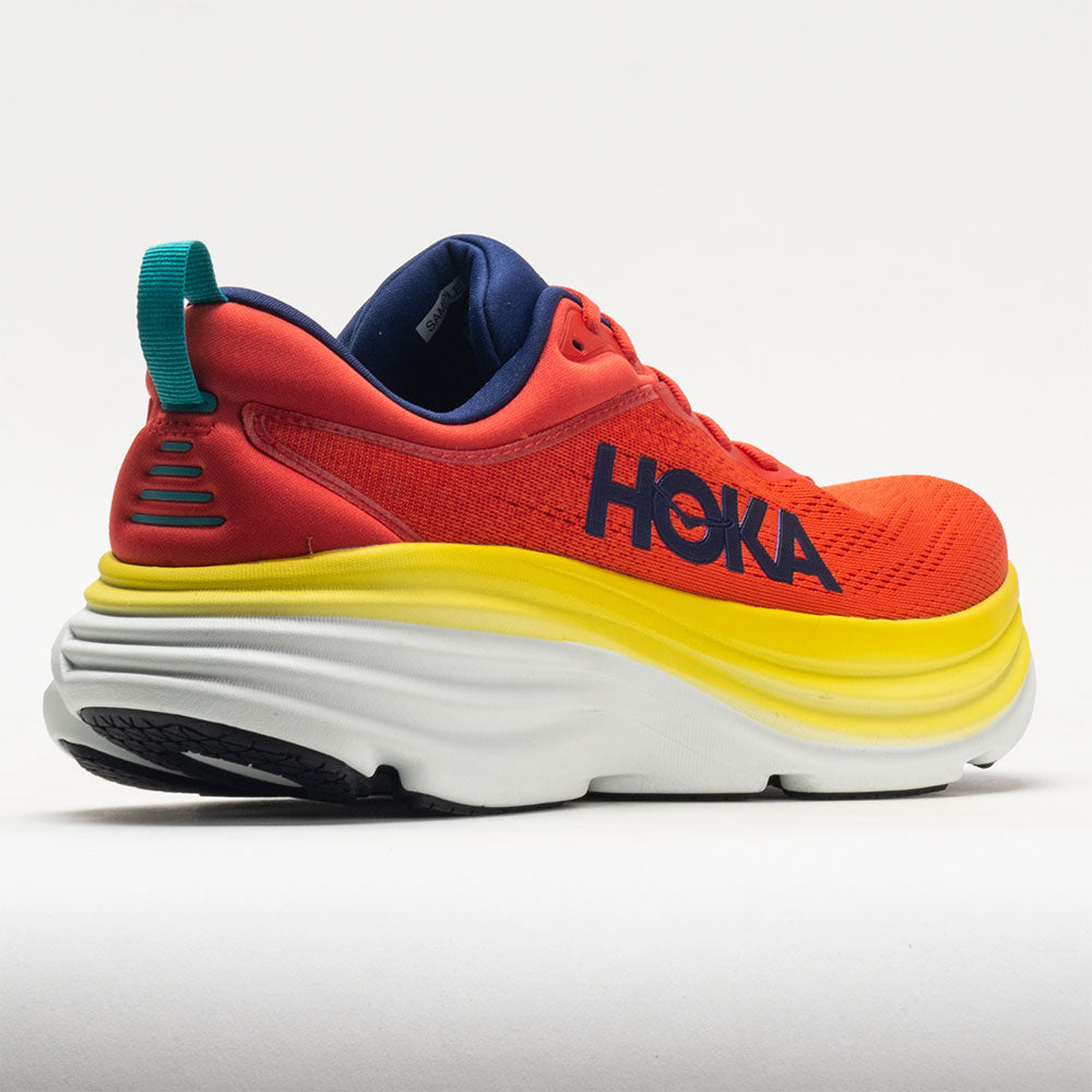 HOKA Bondi 8 Men's Red Alert/Flame