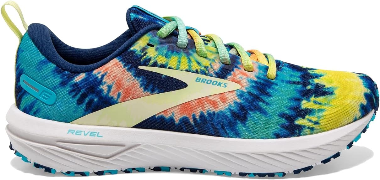 Women's Brooks Revel 6, Blue/Bachelor Button/White, 8 B Medium