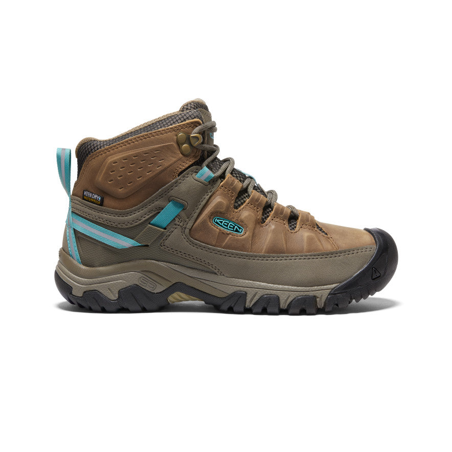 Women's Keen Targhee III Mid Waterproof, Toasted Coconut/Porcelain, 9.5 B Medium