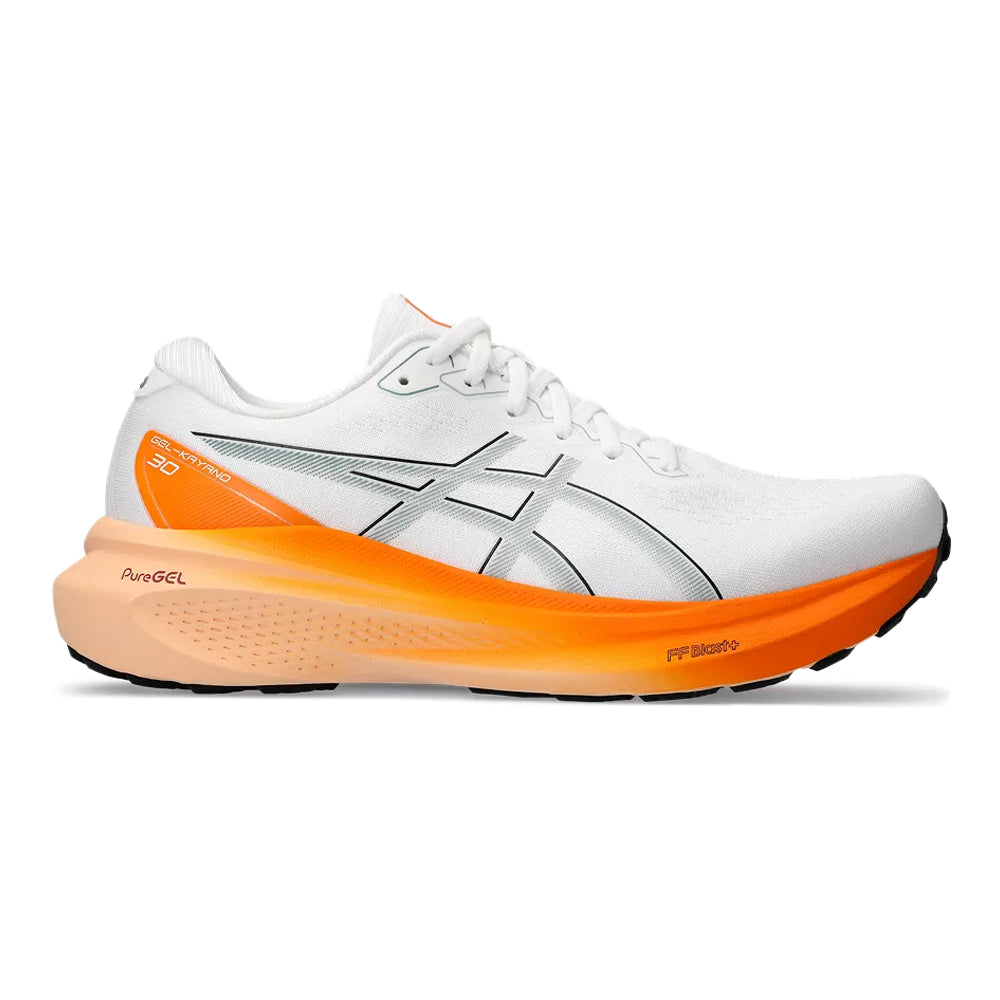 Men's Asics GEL-Kayano 30, White/Ocean Haze, 12 D Medium