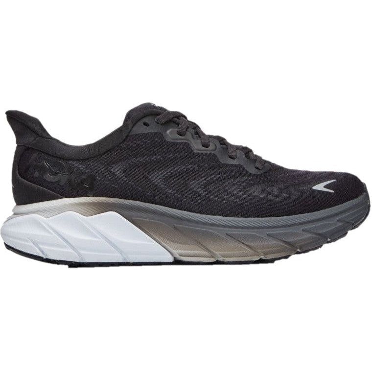 Women's Hoka One One Arahi 6, Black/White, 6 D Wide