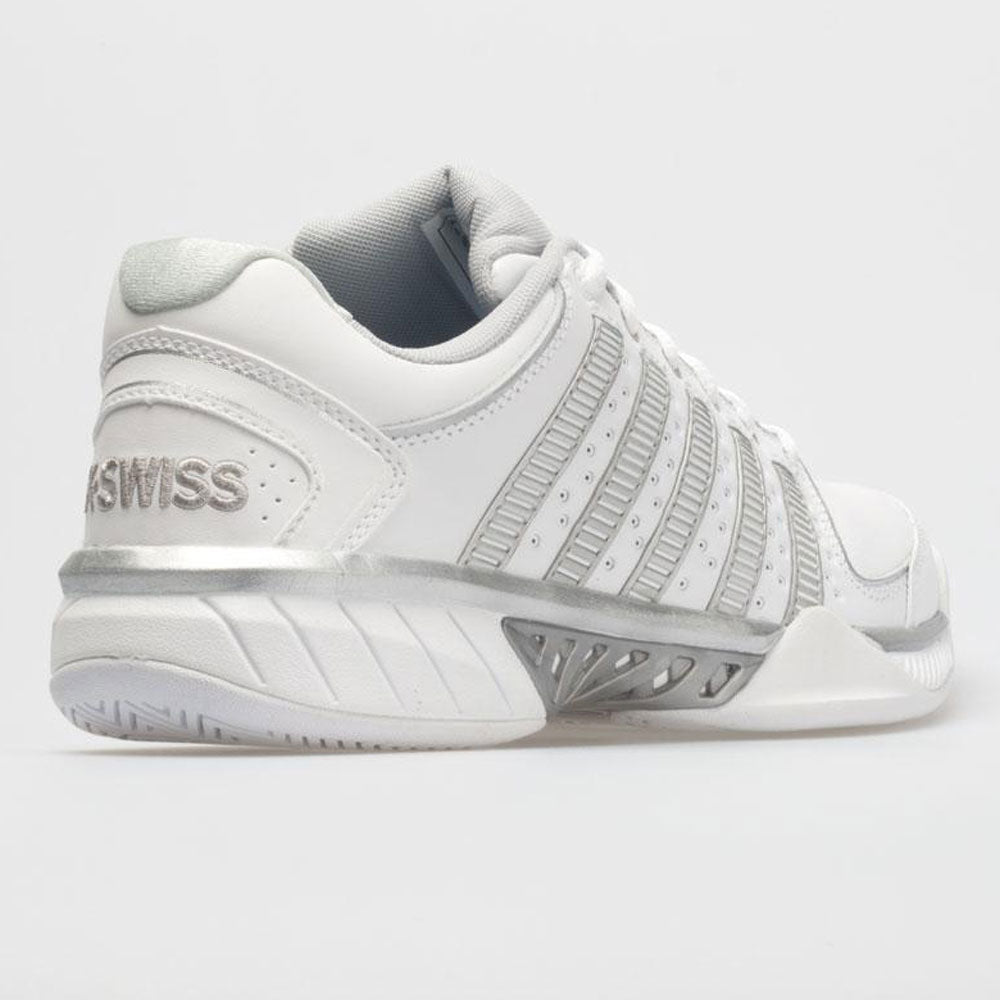 K-Swiss Hypercourt Express Leather Women's White/Silver/Glacier Gray