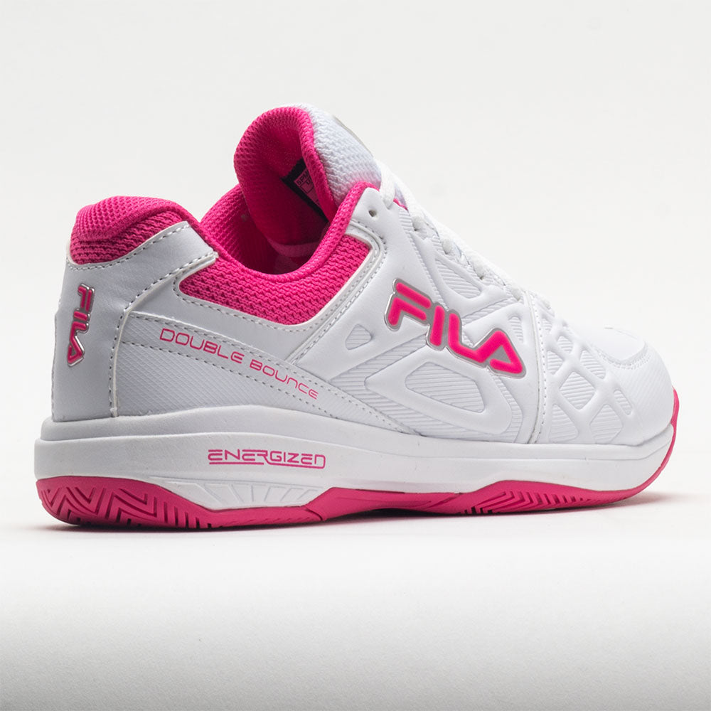 Fila Double Bounce 3 Women's White/White/Pink Glo