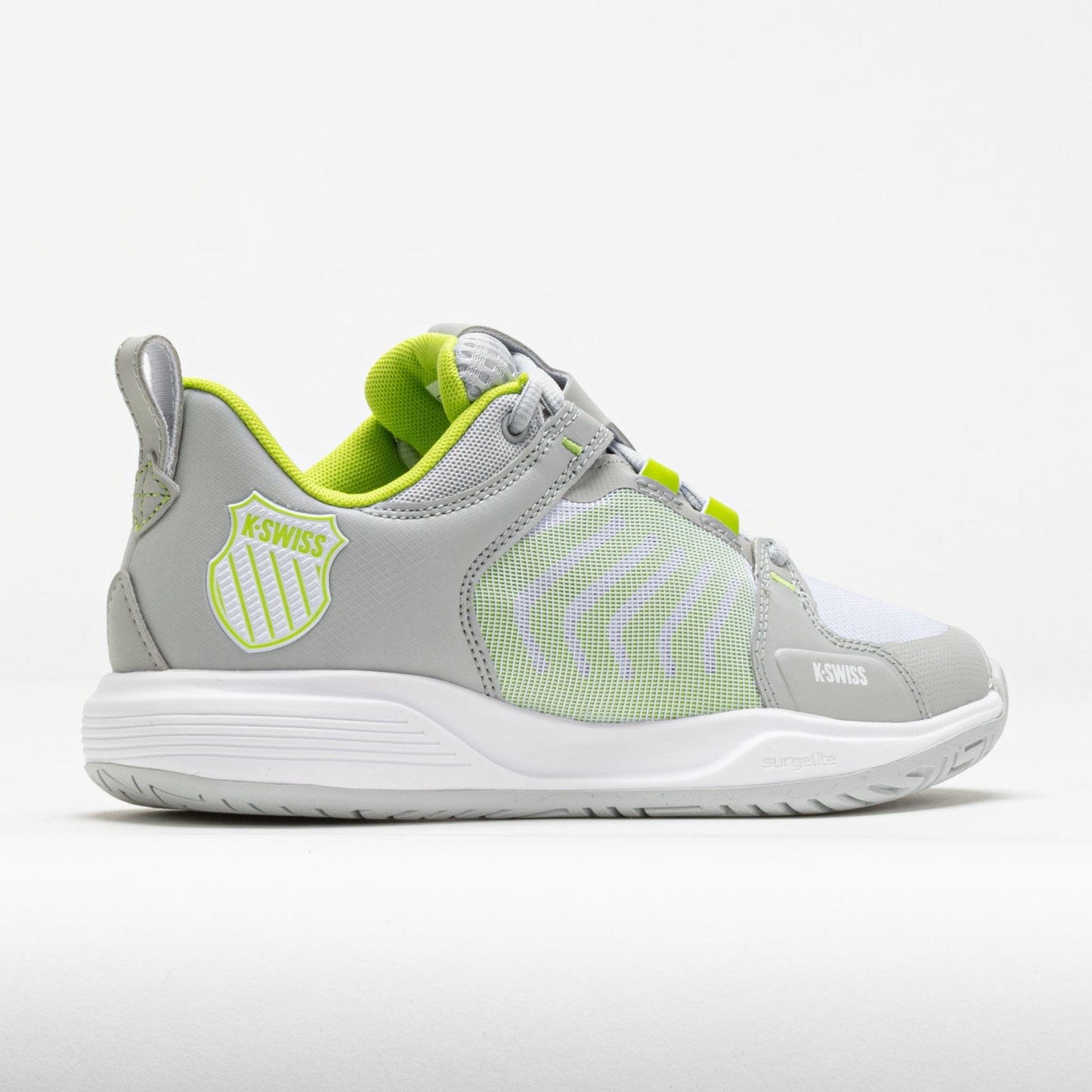 K-Swiss Ultrashot Team Women's Gray Violet/White/Lime Green