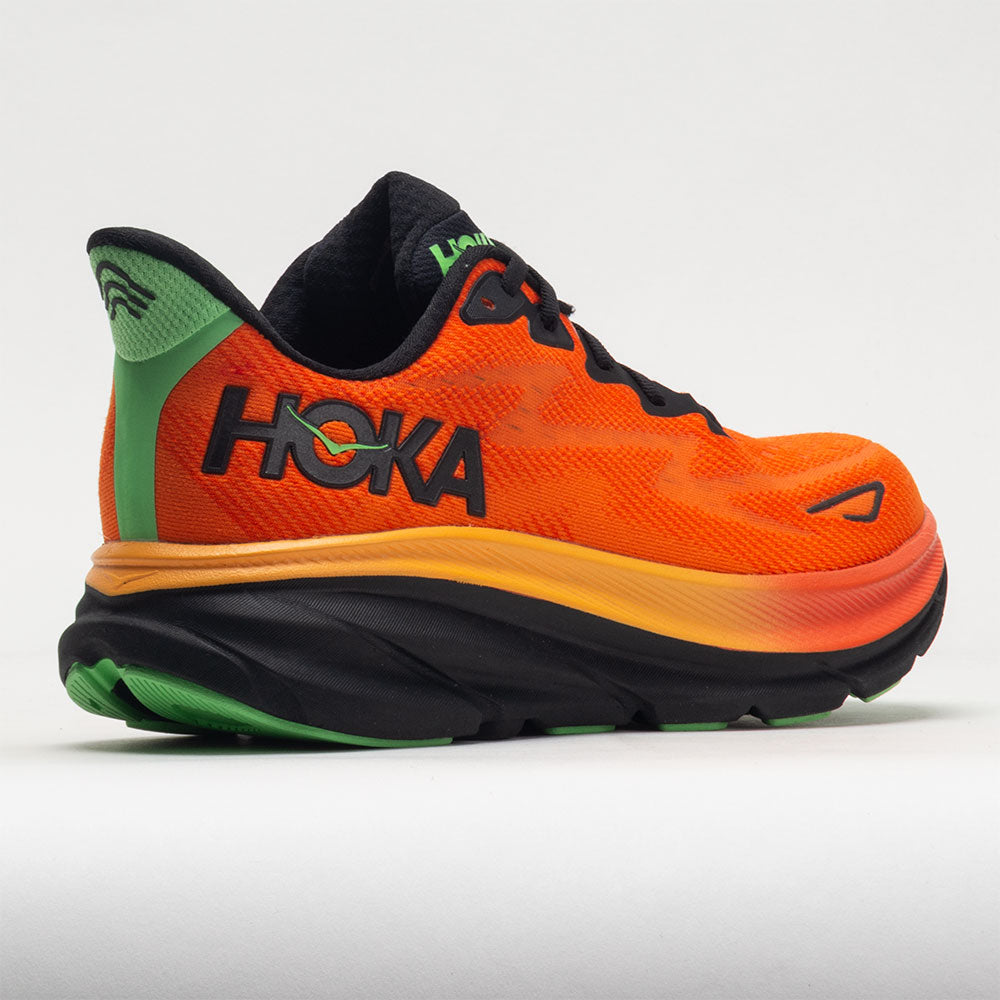 HOKA Clifton 9 Men's Flame/Vibrant Orange