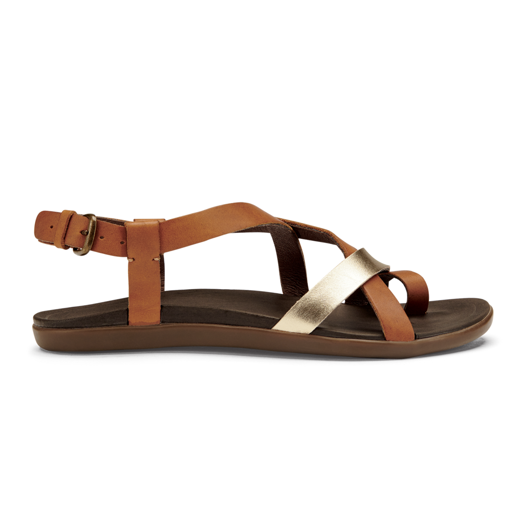 Women's Olukai Upena, Mustard/Bubbly, 7 B Medium