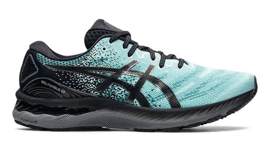 Men's Asics Gel-Nimbus 23, Blue/Gunmetal, 12.5 D Medium