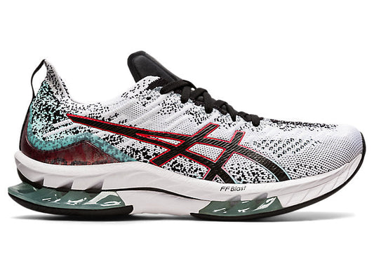 Men's Asics Gel-Kinsei Blast, White/Black, 12 D Medium