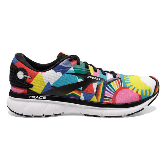 Women's Brooks Trace 2, Black/Multi, 7 B Medium