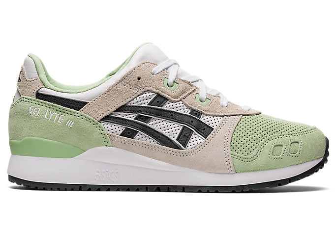Men's Asics Gel-Lyte III OG, Jade/Obsidian Grey, 10 D Medium