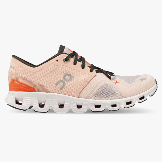 Women's On Cloud X, Rose/Sand, 9 B Medium