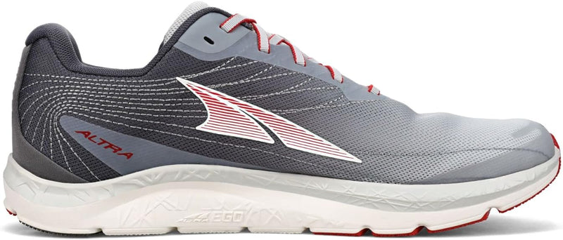 Men's Altra Rivera 2, Light Gray/Red, 12.5 D Medium