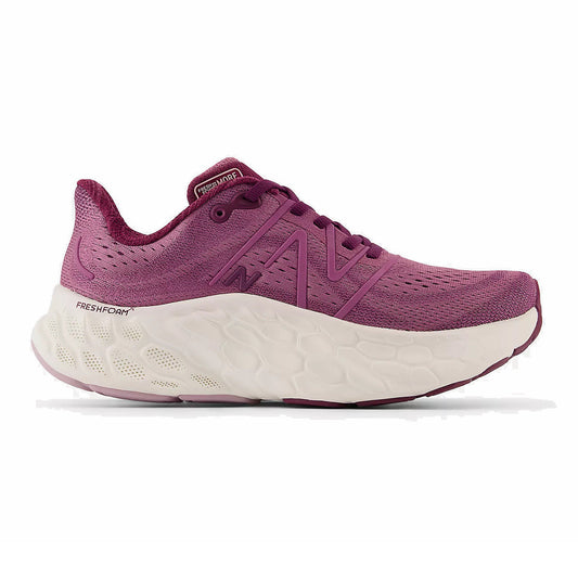 Women's New Balance Fresh Foam X More v4, Raisin/Dark Ember, 9 B Medium