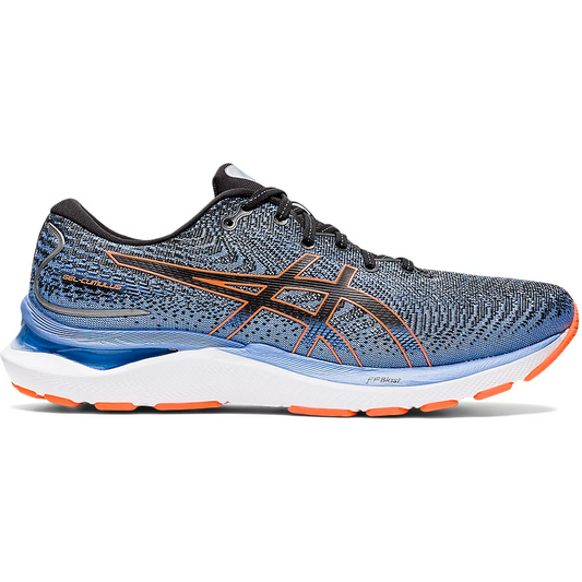 Men's Asics Gel-Cumulus 24, Black/Shocking Orange, 11.5 D Medium