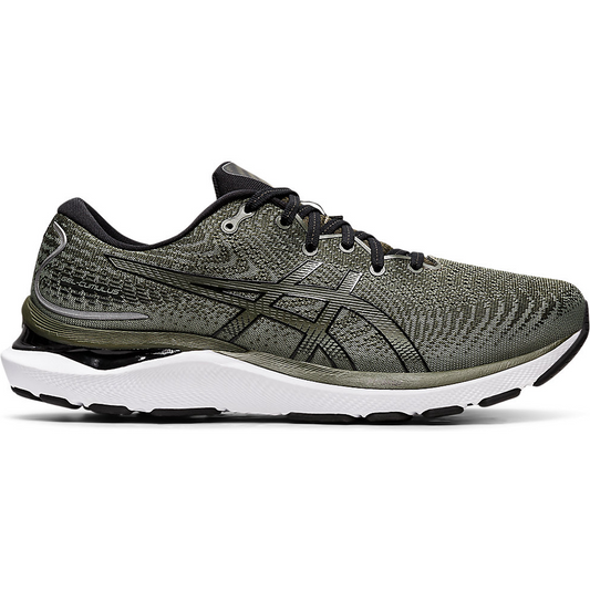 Men's Asics Gel-Cumulus 24, Olive Canvas/Black, 10.5 D Medium