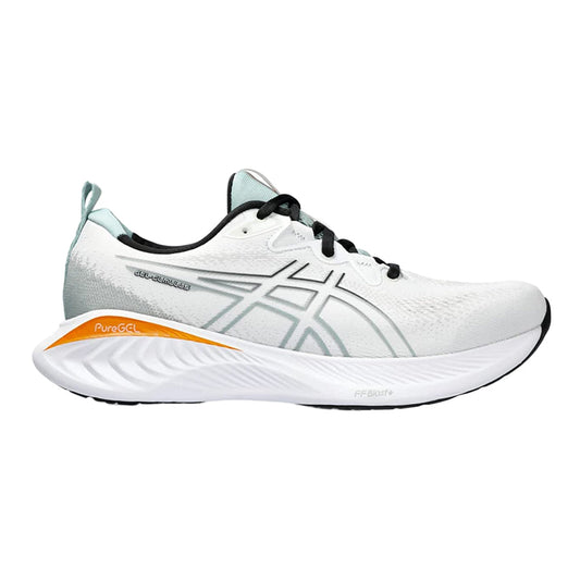 Men's Asics Gel-Cumulus 25, White/Black, 10.5 D Medium