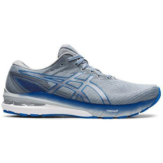 Men's Asics GT-2000 10, Sheet Rock/Electric Blue, 8.5 2E Wide