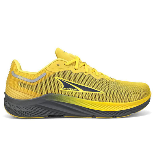 Men's Altra Rivera 3, Gray/Yellow, 11 D Medium