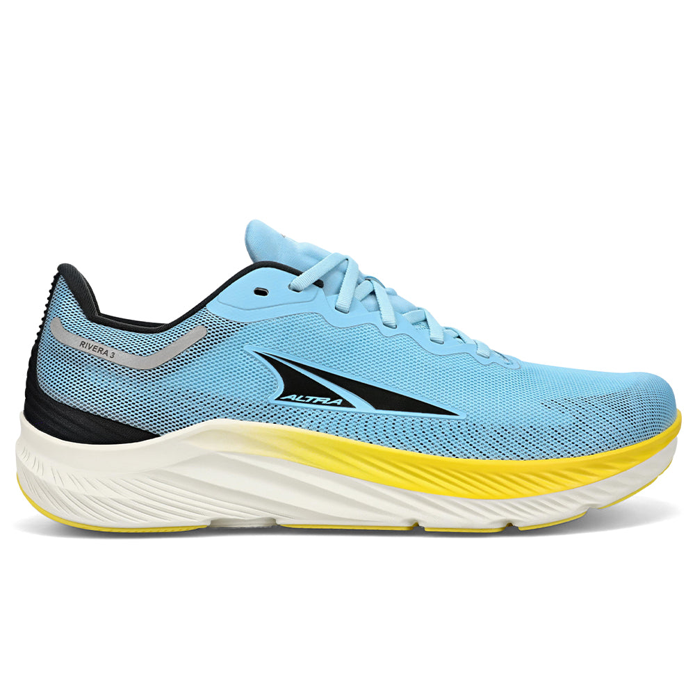 Men's Altra Rivera 3, Blue/Yellow, 9 D Medium