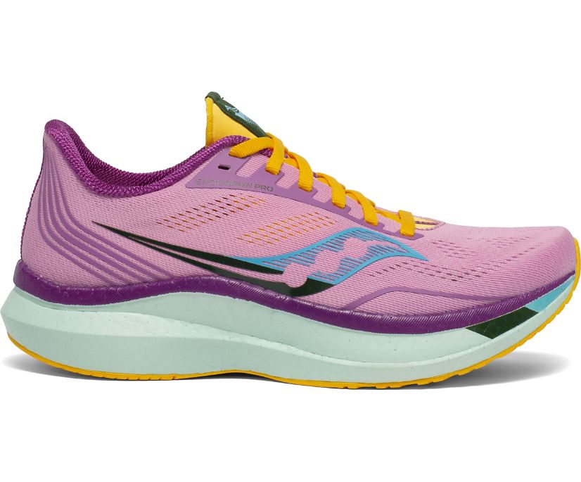 Women's Saucony Endorphin Pro, Future/Pink, 11 B Medium