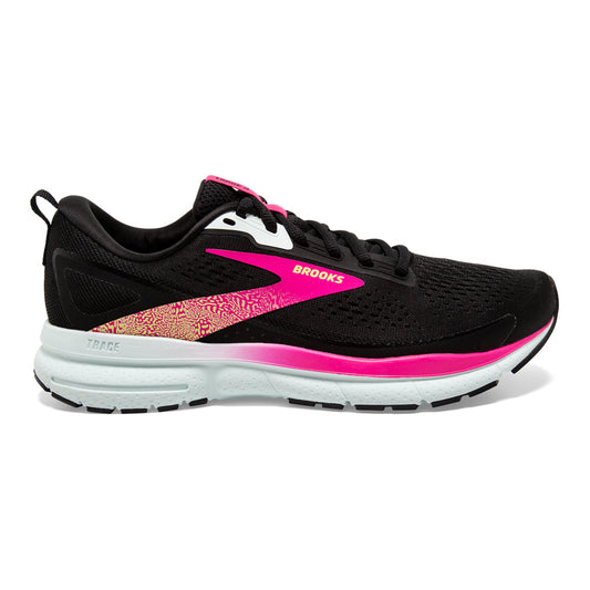 Women's Brooks Trace 3, Black/Blue/Pink Glo, 9.5 B Medium