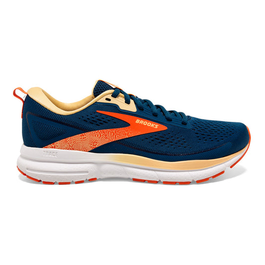 Women's Brooks Trace 3, Blue/Nasturtium/Sunburst, 7 B Medium