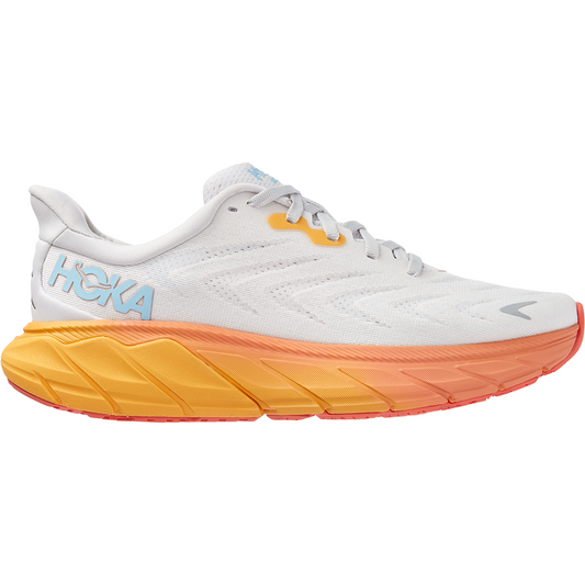 Women's Hoka One One Arahi 6, Nimbus Cloud/Blanc de Blanc, 11 B Medium