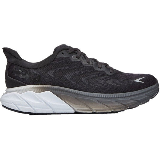 Women's Hoka One One Arahi 6, Black/White, 11 B Medium