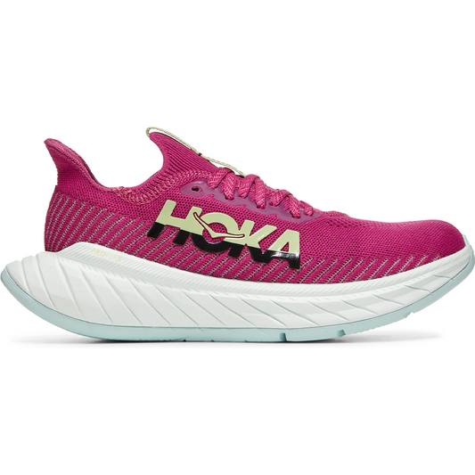 Women's Hoka One One Carbon X 3, Festival Fuchsia/Black, 9.5 B Medium