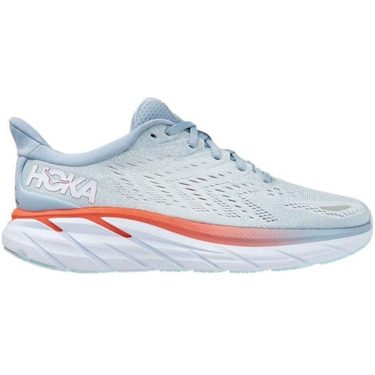Women's Hoka One One Clifton 8, Blue Fog/Plein Air, 9.5 B Medium