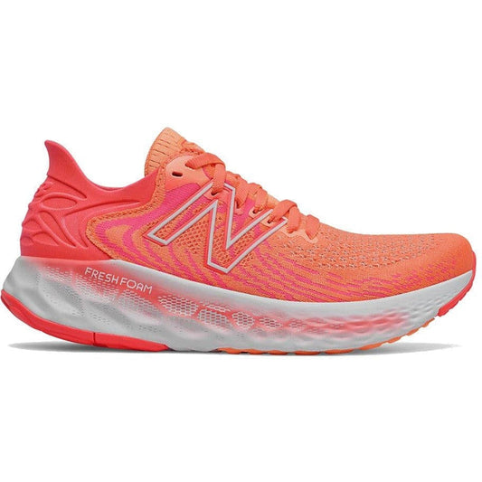 Women's New Balance Fresh Foam 1080 v11, Citrus Punch/Vivid Coral, 8.5 D Wide