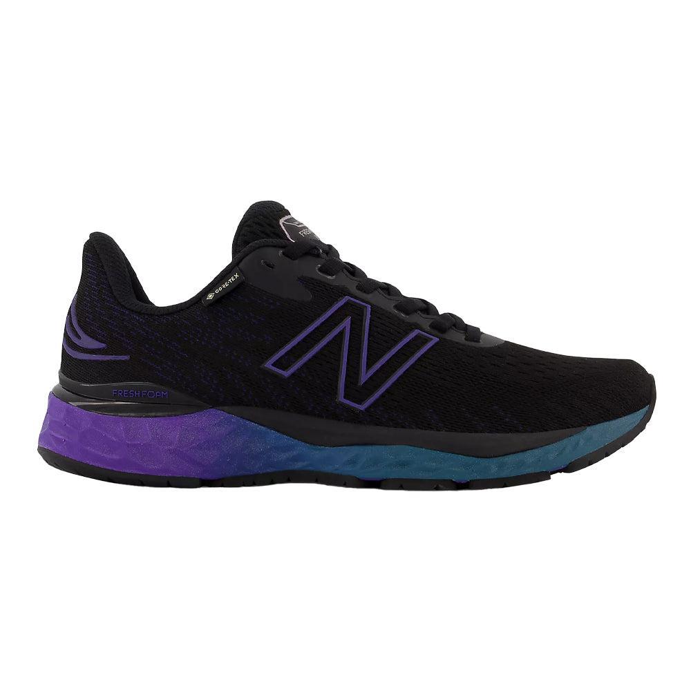 Women's New Balance Fresh Foam 880v11 GTX, Black/Night Tide, 7 B Medium