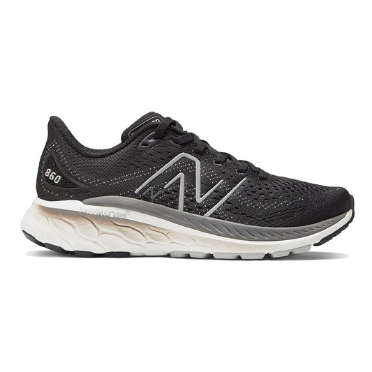 Women's New Balance Fresh Foam X 860v13, Black/Castlerock, 10.5 D Wide