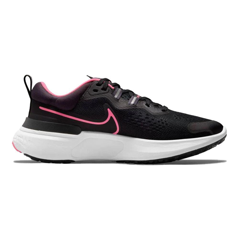 Women's Nike React Miler 2, Black/Hyper Pink-Cave Purple, 8 B Medium