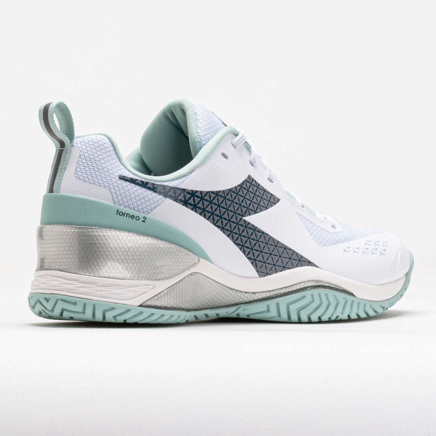 Diadora Blushield Torneo 2 AG Women's  White/Legion Blue/Surf Spray