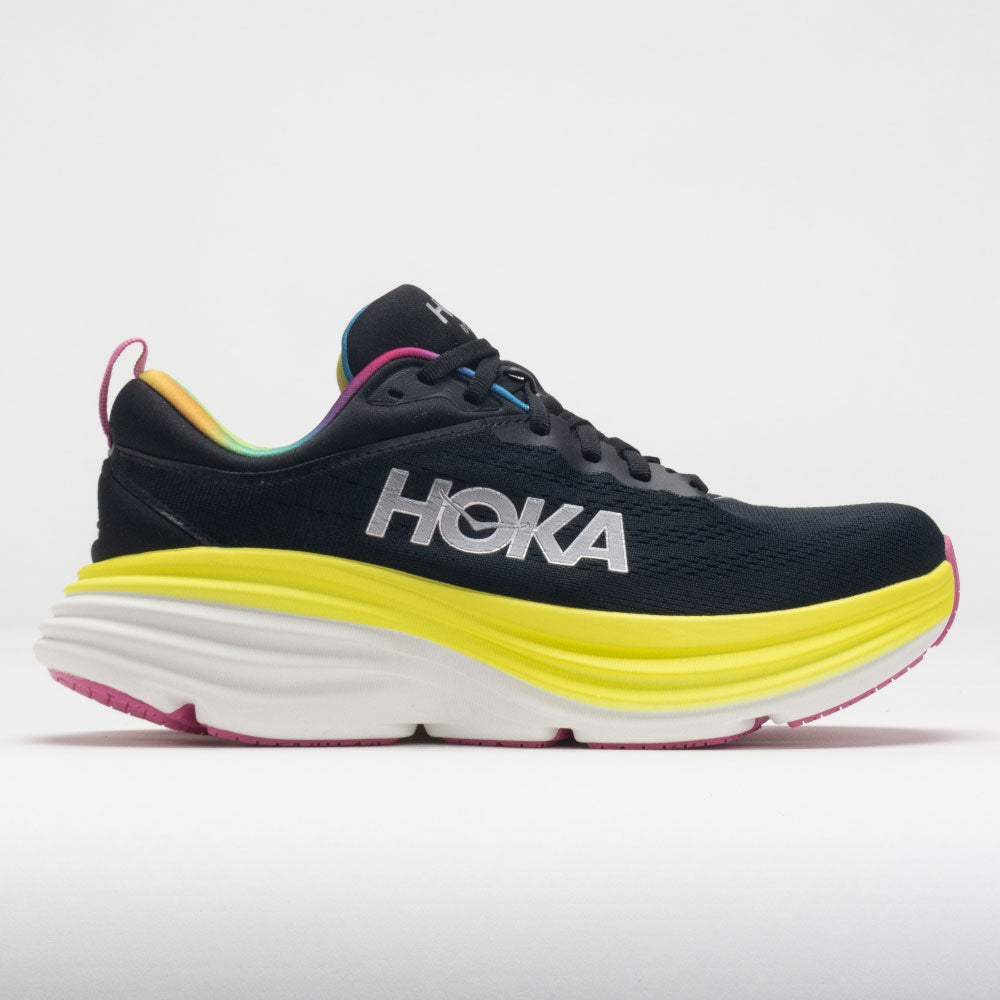 HOKA Bondi 8 Men's  Black/Citrus Glow