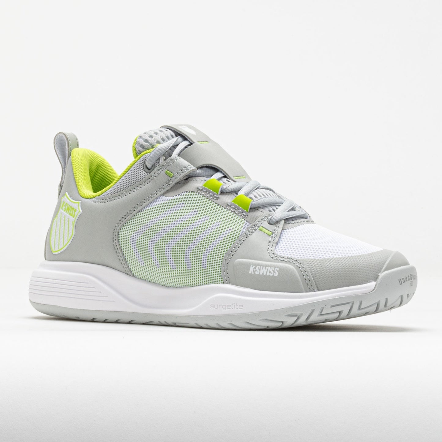 K-Swiss Ultrashot Team Women's  Gray Violet/White/Lime Green
