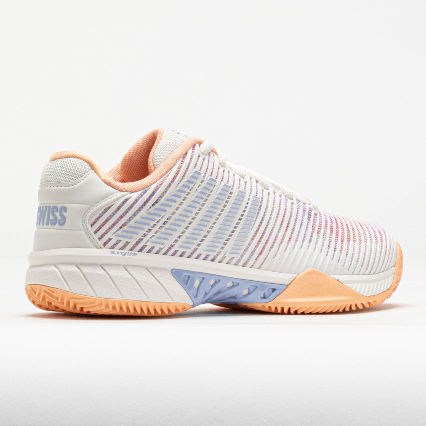 K-Swiss Hypercourt Express 2 Clay Women's  White/Peach Fuzz/Heather
