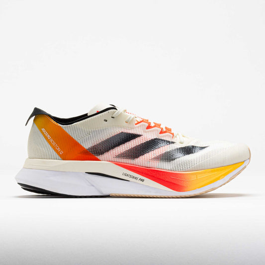 adidas adizero Boston 12 Men's  Ivory/Core Black/Solar Red
