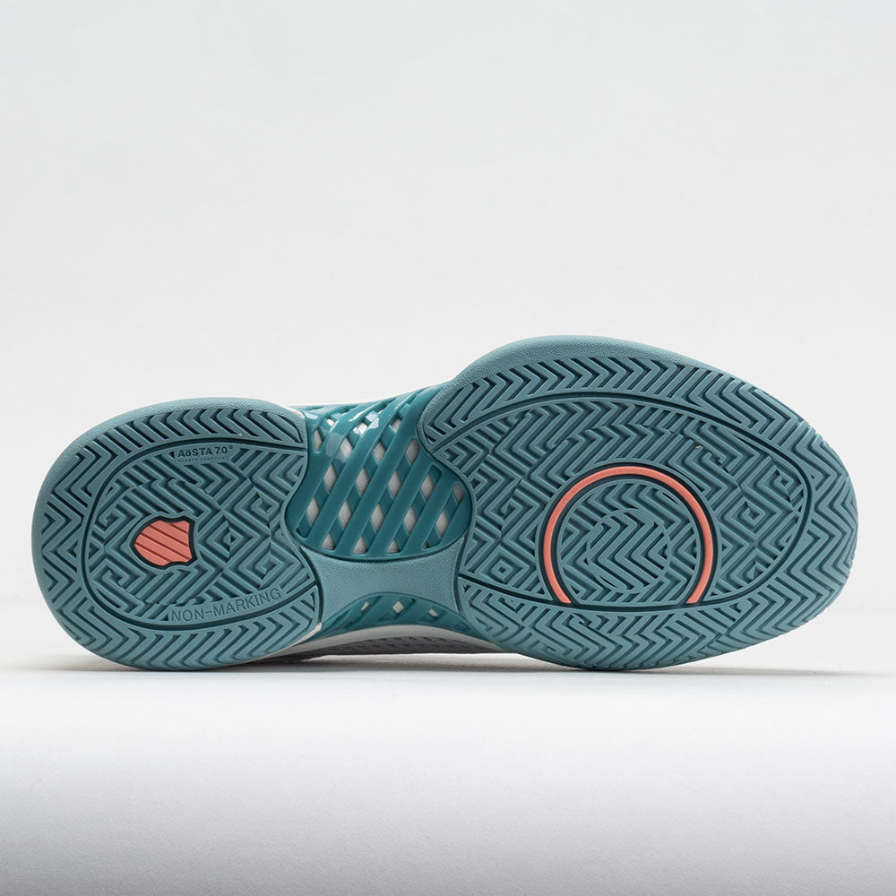 K-Swiss Express Light Pickleball Women's  Blanc de Blanc/Nile Blue/Dess