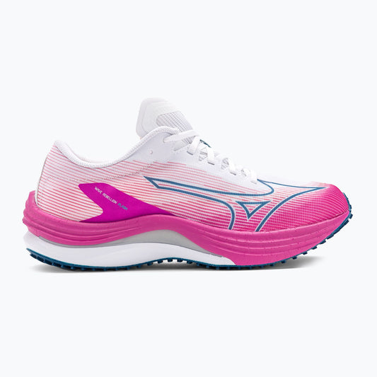 Women's Mizuno Wave Rebellion Flash, White/Silver, 8.5 B Medium