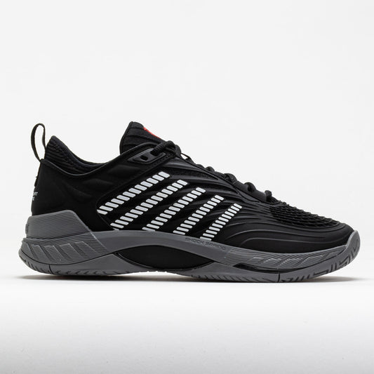 K-Swiss Hypercourt Supreme 2 Men's  Black/Steel Gray/Firey Red