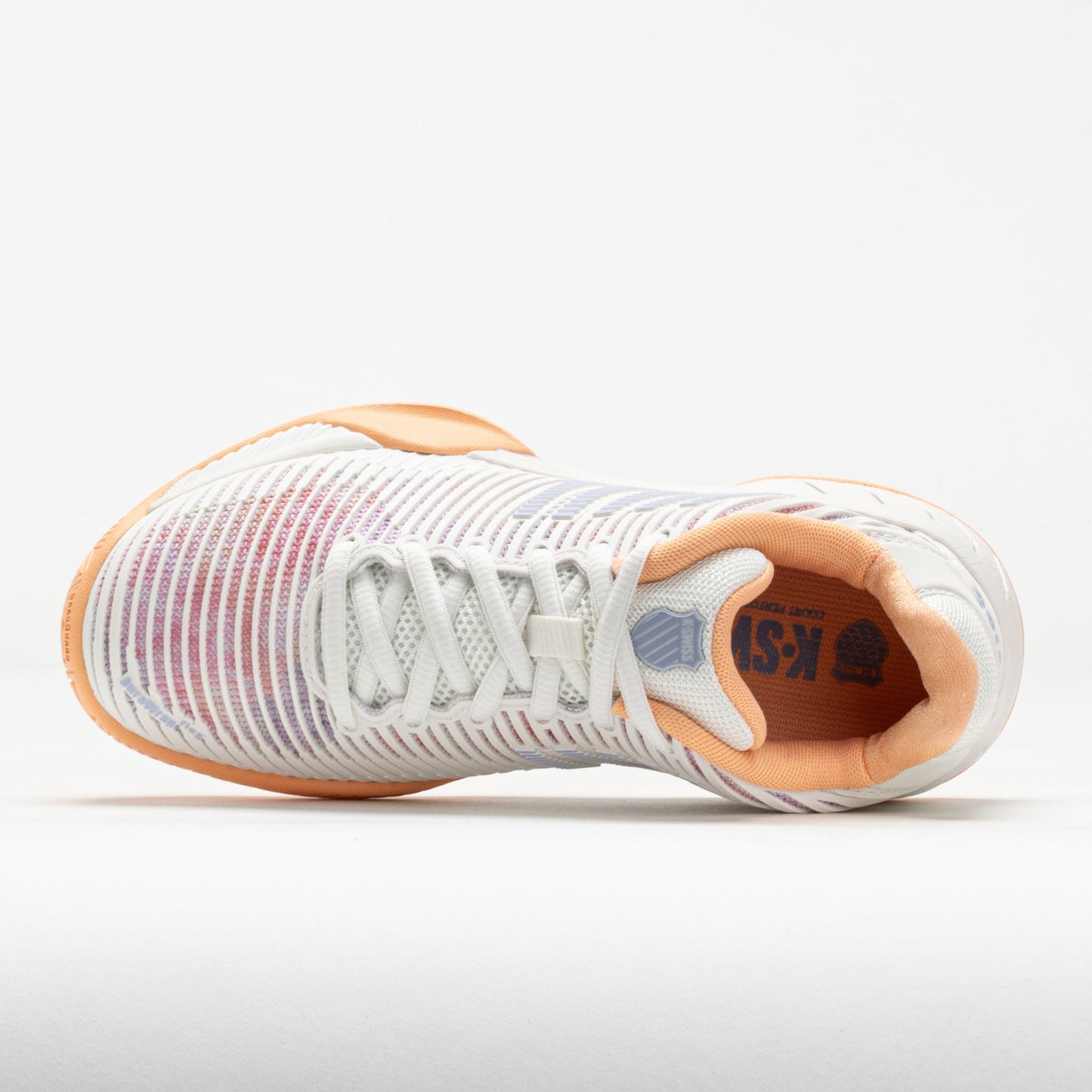 K-Swiss Hypercourt Express 2 Junior  Star White/Peach Fuzz/Heather